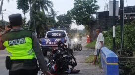 insiden kecelakaan di Kulon Progo, DIY antara Harley Davidson yang dikendarai bos rokok HS dengan Jupiter MX. Ist