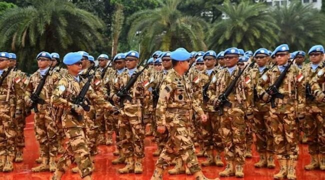 Pasukan TNI yang bertugas di Lebanon (Dok. Puspen TNI)