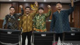 Hakim PN Jakarta menjatuhkan vonis bebas kepada Delpedro Marhaen bersama tiga rekanbya. Foto: antara