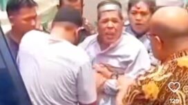 Marwan, meronta menolak ditangkap usai salat Jumat 6 Maret 2026. Foto: isy