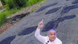 Sambut Lebaran, Gubernur Jateng Ahmad Luthfi klaim telah menambal 93.000 jalan berlubang. Foto: ilustrasi