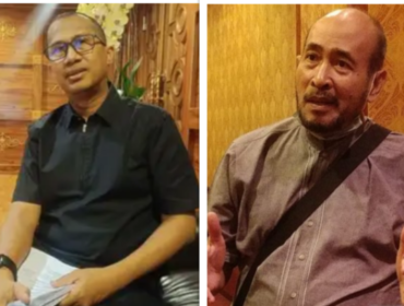 (Kiri) Ismail Adham, direktur Operasional Makassar Toraja Tour (Maktor), (Kanan) Asrul Azis Taba (ketua Umum Kesthuri) sebagai tersangka baru dalam klaster sawata, kasus komersialisasim kuota haji tambahan 2023-204. Dalam acara konferensi pers, KPK , Senin 30 Maret 2026. Foto: Instagram@inilahcom/antara