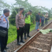 Aparat kepolisian dan menajemen KA tengah melakukan pemeriksaan kecelakaan yang menewaskan seorang petugas kontrol rel kereta di Batang, Jateng, Selasa, 3 Maret 2026. Foto: Instagram@batangupdate