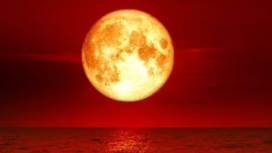 Inilah pemandangan nan elok fenomena alam gerhana bulan mera atau disebut dengan Blood Moon, bertepatan dengan bulan Ramadham terjadi Selasa sore, 3 Maret 2026. Foto: ist