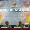 Danpuspom TNI menggelar konferensi pers memberikan keterangan dalam kasus penyiraman air keras terhadap Wakil Koordintas KontraS, Andrie Yunus. Konferensi pers dilaksanakan Rabu 18 Maret 2026. Foto: kumparan