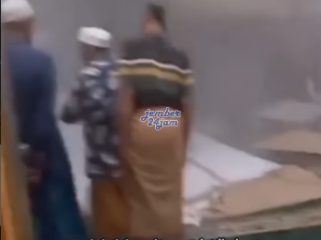 Polis sedang mendalami duigaan ledakan berasal dari sebuah almari besi lama yang tifak pernah diakses di majid Pesona Raya Regency Jembar, usai salah tarawaih, Senin malam 16 Maret 2025. Foto; Instagram@jember24jam