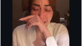 Sambil menangis seseunggukan, Nabila O'brioan membuat pernyataan terbuka lewat akun Instagram@nabobrien, Kamis 5 Maret 2026. Ia semula adalah pelapor korban pencurian di resto Bibi Kelinci, tetapi sudah enma bulan perkaranya belum kelas, malah kini statusnya oelh bareskrim ditetapkan sebagai tersangka dengan tuntuan ganti rugi Rp 1 miliar. Foto: Instagram@nabobrien