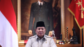 Presiden RI Prabowo Subianto memasang target pertumbuhan ekonomi 8 % menggunakan lokomotif MBG dan perumahan rakyat. Foto: Instagram@prabowo