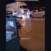 Terjadi banjir di kawasan Benji, Pasuruan, menyebabkan jalur Pantura Surabaya-Probolinggo tutup, sejak Selasa sore, 24 Maret 2025. Lalu lintas dialihkan lewat tol Pandaan, dan sekitarnya. Foto: seputar_pasuruan