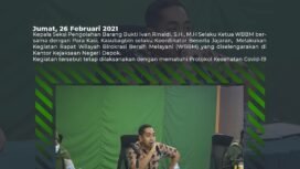 Dokumen saat jaksa Ivan Rinaldi SH MH, rapat di kejaksaan negeri Depok, Jabar sebelum dimutasi ke Kejati Banten. Foto: Instagram@kejaksaan negeri depok