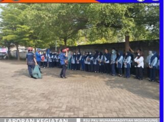 Inilah sekitar 100 personal RSU PKU Muhammadiyah Mojoagunh, Jombang, mengikuti in house training memadamkan kebakaran dari BPBD/ Damkar Pemkab Jombang, Selasa, 28 April 2026. Foto: BPBD/ Damkar Jombang