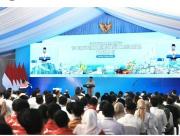 Upacara peresmian awal 13 proyek hilirisasi nasional tahsp II dengan total investasi Rp116 triliun, dilaksanakan di Cilacap, Rabu 29 April 2026. Foto: instagram@presidenrepublikindonesia