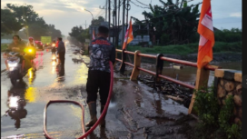 Jembatan buk Wedi, Jl Ir Juanda, kota Pasuruan, salah satu jembatan vital di jalur Pantura. Jembatan ini selalu terendam banjir saat musim penghujan. Mulai 6 April 2026, ditutup untuk memulai pembangunan rekonstruksi jembatan. Foto: Ist