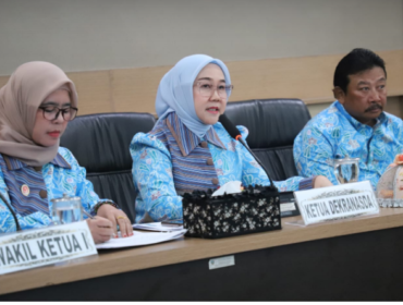 Dekranasda Pemkab Jombang melaksanakan acara rakorda tahun 2026, Jumat 10 April 2026. Fokus menuju ke arah Industri 5.0, ekonomi kreatif. Foto: jombangkab.go,id