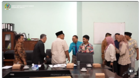 Komisi A DPRD Jombang menggelar hearing bahasa CFD Mojoagung, serta menerima masukan dari Yayasan Jiwa Pelopor Reclassering Suhada Abdi untuk sinergi dengan Pemkab Jombang, Senin, 13 April 2026. Foto: Instagram@dprd_jombang