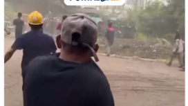 Terjadi ledakan besar dari area scraft perusahaan baja PT Great Wall Steel (GWS0 di desa janti, Waru, Sidoarjo, Senin 6 April 2026. Menyebabakan seorang karyawan tewas, dan dua lainnya alami luka-luka. Foto: Instgaram@portalJTV