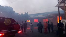 Gudang penyimpanan rokok Suket Teki di Kandangan Malang, 24 April 2026 lalu. Ternyata bukan kebakaran biasa, melainkan sengaja dibakar oleh lima penjagana, untuk menutupi kecurangan mereka menjual rokok  secara ilegal di pasar online. FotoL malangvoice