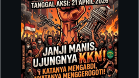 Aliansi Masyarakat Pejuang Kalimantan Timur (AMP-KT) merilirs undangan rencana aksi demo beasar di depan kantor gubernur Kaltim untuk melengserkan Rudi Mas'ud dari kursi gubenur, 21 April 2026. Foto: Instagram@mata_kaltim
