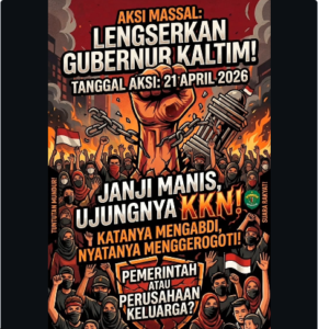 AMP-KT Rilis Undangan Publik Aksi Demo: Lengserkan Rudi Mas’ud 21 April 2026