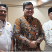 Bupati Nganjuk  Bupati Nganjuk Dr. Drs. H. Marhaen Djumadi, Bupati Kediri Hanindhito Himawan Pramana, S.H. dan Bupati Jombang Warsubi S.H., M.Si., bertemu bahas keruswetan simpang Mengkreng, Rabu 8 April 2026. Foto: Diskominfo Pemkab Jombang