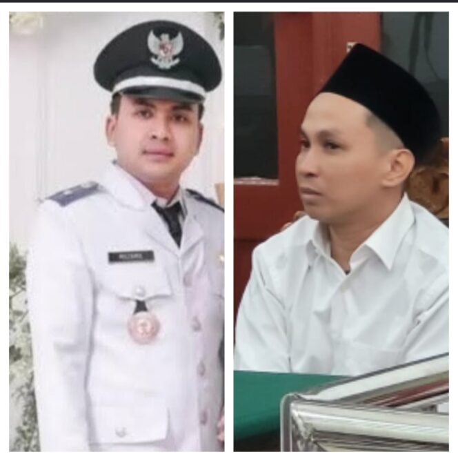 
					(Kiri) Muzamil, Kades Kepala Desa Lembung Gunong, Kecamatan Kokop, Bangkalan, yang akrab disapa 