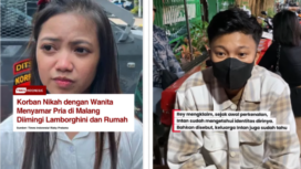 (Kiri) Intan Anggraeni melapor ke polisi, ternyata Rey yang menikahinya secara siri adalah berjensi kelami wanita. (Kana) Yupe Rere yang akrab dipanggil Rey, adalah wanita pasangan nikah siri Intan. Foto: Instagram