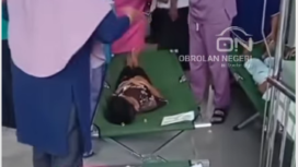 Sebanyak 155 siswa SD, SMP hingga SMA di wilayah Kecamatan Siantan Tengah, Kabupaten Anambas, Kepulauan Riau (Kepri). Insiden Rabu (15/4/2026) ini viral lewat video overcrowded di RSUD Palmatak, Foto: Instagram@obrolan.negri