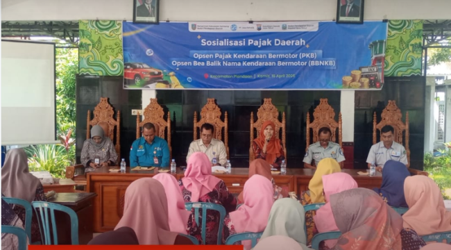 Kecamatan Plandaan, kabupaten Jombang melaksanakan sosialisai opsen tentang pajak kendaraan bermotyor, dilaksanakan Kamis 16 April 2026. Foto: jombangkab.go.id