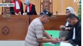 Seorang mantan perwira dan menjabat sebagai bendahara Polresta Samarinda, kaltim, divonis hukuman 4 tahun penjara, serta uang pengganti Rp 200 juta. Ia terbukti membuat 196 surat perintah membayar (SPM) fiktif. Foto: ist