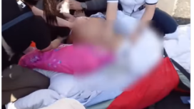 Rumah sakti Siloam Manado, di Sulaweesi Utara, terdampak akibat gempa Bitung Magnetudo 7.6. Pasien terpaksa dievakuasi ke luar ruang pesawatan untuk sementara dipindahkan di halaman rumah sakit. Foto: Instagram@sulut_populer