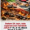 Perang Iran Vs Anerika/Israel sudah berlangsung satu bulan tujuh hari, hingga 5 April 2026 terus perang. Namun, pada tanggal 3-4 April 2026, pasukan pertahanan Iran berhasil menembak jatuh sedikitnya tiga pesawat tempur dan dua helikopter. Foto: wartaekonomi