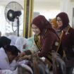 Bunda Literasi sekaligus Ketua TP PKK Kabupaten, Yuliati Nugrahani Warsubi, hadiri acara lomba bertutur 2026 di pendopo kabupaten Jombang, Selasa 12 Mei 2026. Foto: diskominfo jombang