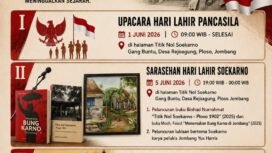 Warga Ploso Jimbang selaku bersemangat memperingati dan merayakan Bulan Soekarno, dengan menghadirkan agenda acara peringatan kelahiran Bung Karno. Foto: binhad nurrohmat