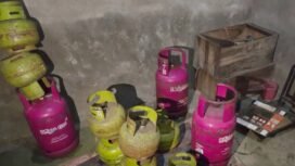 barang bukti tabung elpiji yang diamankan petugas