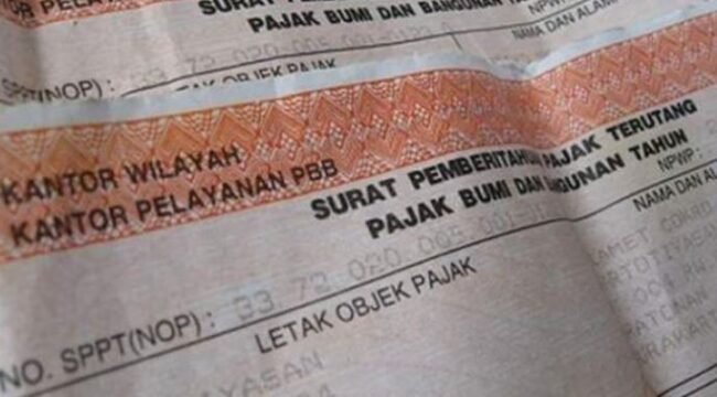 Diskon pajak PBB