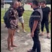 Petugas Reskrim Polres Pati berhasil membekuk Ashari, 52, tersangka pelecehan sesual santriwati Ponpes Dholo Kusumo, Kamis pagi 7 Mei 2026, di Wonogiri. Foto: tangkap layar video instagram@jatanrrs-jateng