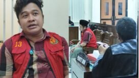 Sidang petadilan Tipikot di Balikpapan, Rabu 7 Mei 2026. Hakim memvonis hukuman 13 tahun penjara keoada Catur Adi Prianto, dirut Persiba, yang terbukti korupsi Rp23 miliar. Foto: ist