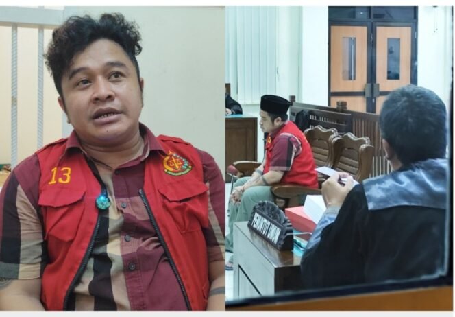 
					Sidang petadilan Tipikot di Balikpapan, Rabu 7 Mei 2026. Hakim memvonis hukuman 13 tahun penjara keoada Catur Adi Prianto, dirut Persiba, yang terbukti korupsi Rp23 miliar. Foto: ist