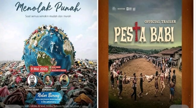 Dua film dokumenter ini sedang menjadi perbincangan di Indonesia, Menolak Punah dan Pesta Babi. Inilah topik hebat dua film itu. Foto: ist
