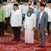 Acara Haul 55, KH Abdul Wahab Chasbullah, dilaksanakan di ponpes Tambakberas, Kombang, Minggu, 10 Mei 2026. Wapres Gibran bertindak sebagai pemimpin upacara. Foto: instagram@jombang.kab