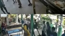 Puluhan orang mengamuk, merusak dan memotong pohon mangga dalam rekaman CCTV. Setelah terjadi seorang pencuri mangga tewas, setelah kepergok pemilik di kelurahan Apiapi, kota Bontan, Kalimanran Timur. Foto: instagram@indonesiaku.id