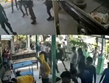 Puluhan orang mengamuk, merusak dan memotong pohon mangga dalam rekaman CCTV. Setelah terjadi seorang pencuri mangga tewas, setelah kepergok pemilik di kelurahan Apiapi, kota Bontan, Kalimanran Timur. Foto: instagram@indonesiaku.id
