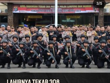 Lampung termasuk kawasan dengan tingkat kriminal tinggi di Indonesia, sehingga polda membentuk Tim Khusus Anti Bandit (Tekab) 303. Salah satunya menangani  kasus penembakan Brigpol Arya Supena. Foto: instgaram@lampuung