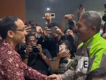 Nandiem A. Makarim mendapat dukungan dari driver Ojol Gijek. Foto: ist