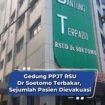 Insiden kebakaran terjadi di gedung lantai V, gedung pusat pelayanan jantung terpadu RSUD dr Soetomo, Jumat pagi sekitar 6.30 wib, 15 Mei 2026. Foto: tangkap layar video instagram@detik.jatim