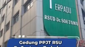 Insiden kebakaran terjadi di gedung lantai V, gedung pusat pelayanan jantung terpadu RSUD dr Soetomo, Jumat pagi sekitar 6.30 wib, 15 Mei 2026. Foto: tangkap layar video instagram@detik.jatim
