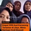 Melalui medsos, 4 perempuan asal Karswang, Jabar, minta pertolongan kepada Dedi Mulyadi, agar bisa dipulangkan dan bertemu keluarganya. Foto: Instagram@dedimukyadi71