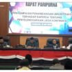 Rapat pembahasan dan pandangan umum fraksi di DPRD Jombabg, membahas raperda tentang Konstruksi dan Bangunan, Senin 18 Mei 2026. Foto: dord_jombang