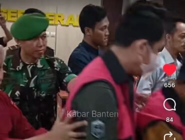 Kejari Serang menahan satu mantan kantah Serang dan lima ASN, Rabu, 20 Mei 2026. Fito: ist