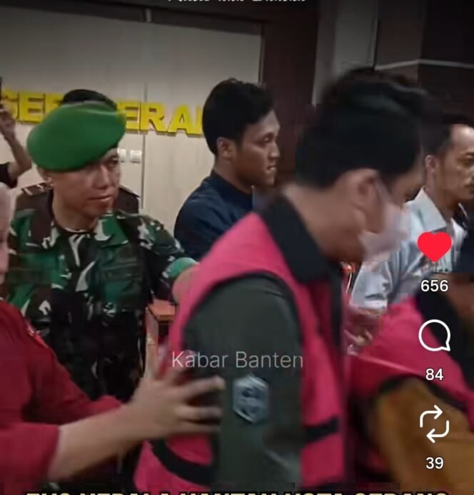 
					Kejari Serang menahan satu mantan kantah Serang dan lima ASN, Rabu, 20 Mei 2026. Fito: ist